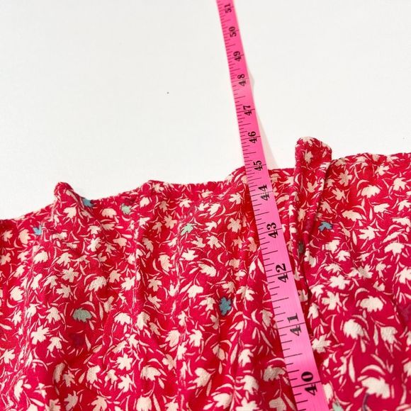 Free People Red Floral Midi Dress - Picture 7 of 15